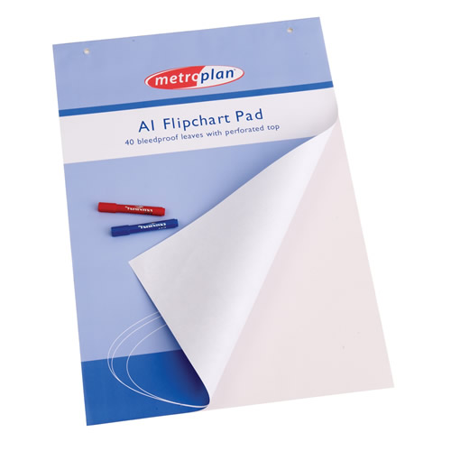 Flip Chart Pads A1 Sheet Size White Light Display